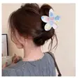 Flower Printed Claw Clips - 1