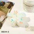 Flower Printed Claw Clips - 2