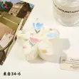 Flower Printed Claw Clips - 3