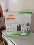 AuraSmart Solar + Rechargeable Fan - 3