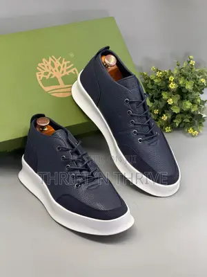 Navy Blue Timberland Boots - Brand New