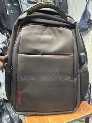 Premium Quality Omaya Thick Texture School Bag with USB