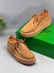 Men's Brown Clarks Wallabee EVO Shoes - 2