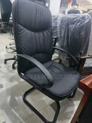 Modern Black Conference/Visitor Chair