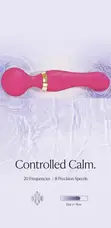 2-in-1 Double Head Magic Wand Vibrator for Women - 2