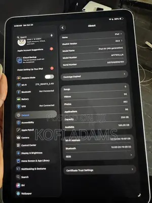 Apple iPad Air (2020) Wi-Fi 256GB Silver