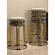 Luxury Bar Stools - Gold Finish - 1