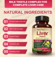 Liver Cleanse Detox & Repair Supplement with Milk Thistle & Ginger - 3