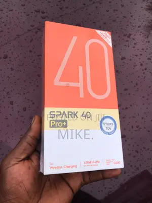 New Tecno Spark 40 Pro+ 256GB Black
