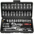 46-Piece Socket Wrench Set - Car & Motor Repair Tools - 1
