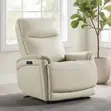 Leather Power Recliner with Power Headrest - 2