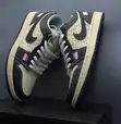 Nike Air Jordan 1 Low SE 'Air Mail' - Cream, Black, Brown - 2