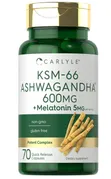 KSM-66 Ashwagandha Capsules with Melatonin - 1