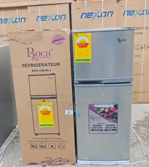 ROCH Double-Door Refrigerator - Model RFR-135DTN-J