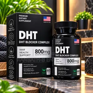 DHT Blocker Complex Hair Support Formula - 800mg, 60 Capsules