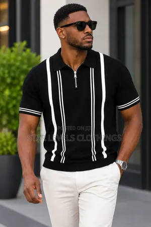 Classic Charm Knitted Club T-Shirts for Men