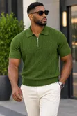 Classic Charm Knitted Club T-Shirts for Men - 2