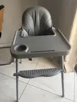 Baby High Chair - Grey - 1