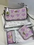 3-in-1 Coach Bag Set - Black - 3