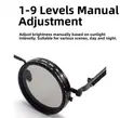 ND9 Stainless Steel Polarized Sunglasses with Case - 1