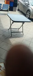 Strong Foldable Metal Frame Table for Shop/Restaurant/Home - 2