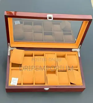 Original Cherry Wood Watch Box - 3 Slots