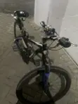 Black and Blue Mountain Bicycle - 3