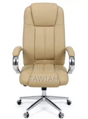 Cream Beige Executive Office Chair