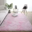 Fluffy Pink Rug - Brand New - 1