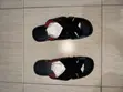 La Black Double Cross Sandals for Men - 2