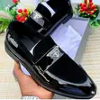 Prada Brushed Leather Triangle Logo Loafers - 2