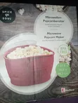 Spice & Soul Microwave Popcorn Maker - Red - 3