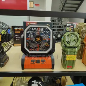 Monster Performance 4-Speed Rechargeable Fan with LED