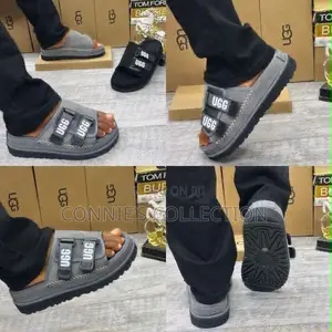 Strap Suede UGG Slide Sandals