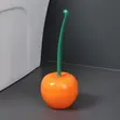 Cherry Shaped Toilet Brush Set - 3