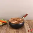 28cm Belly Pot with Wooden Lid - 2