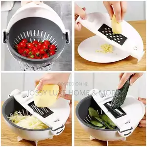 9-in-1 Vegetable Slicer with Draining Basket