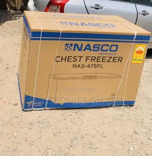 Brand New Nasco 400L Chest Freezer - Black (NAS-475FL)