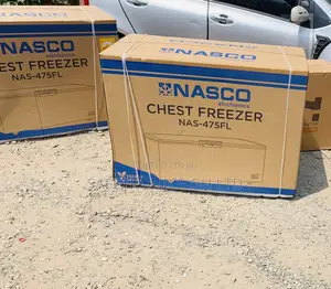 Brand New Nasco 400L Chest Freezer (NAS-475FL-B) - Black