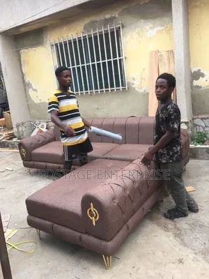 6 Seater Durable Sectional Couch with Side Table