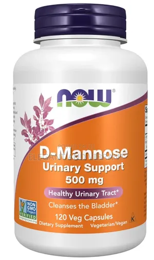 Now Foods D-Mannose 500mg, 120 Veg Caps