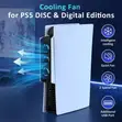PS5 Cooling System with USB 3.0 Hub & LED Lights - 3