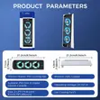 PS5 Cooling System with USB 3.0 Hub & LED Lights - 5