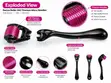 Derma Roller 540 Titanium Micro Needles for Hair Growth & Skin Care - 2