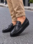 Black Leather Fendi Men's Loafers - 2