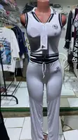 Zara White Classic Loungewear Set - Women's M - 2