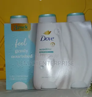 Dove Sensitive Skin Body Wash 3-Pack (680ml)