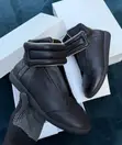 Maison Margiela Future High-Top Sneakers - Black Leather - 1