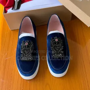 Christian Louboutin Velvet Casual Slip-on Shoes