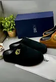 Dior Mules with Gold-Toned Hardware - 3